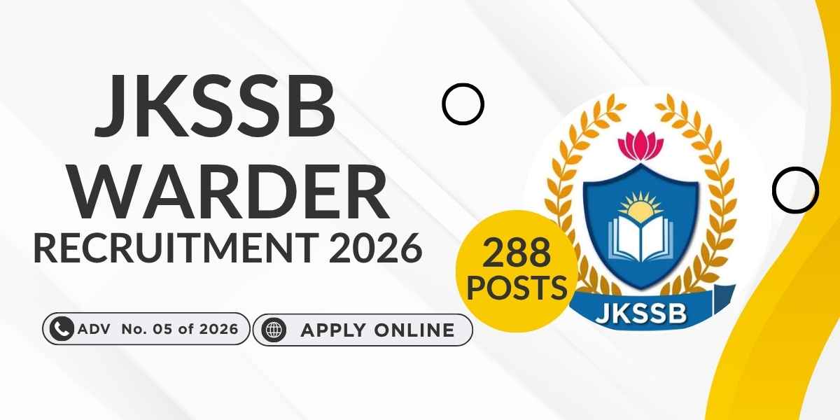 JKSSB Warder Recruitment 2026